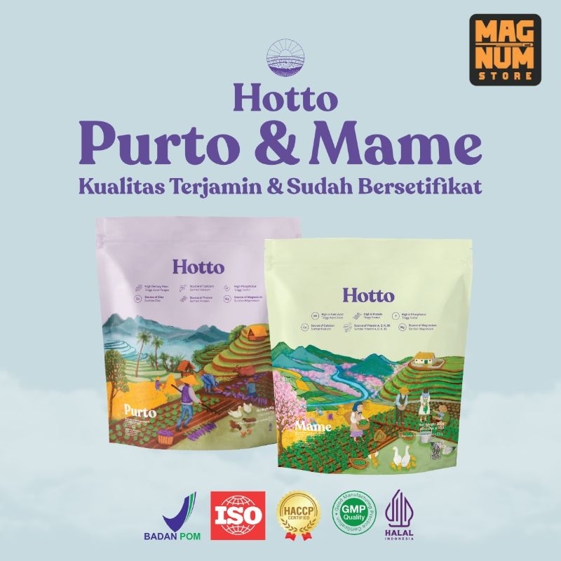 

PAKET BUNDLING 2 POUCH HOTTO MIX PURTO DAN MAME