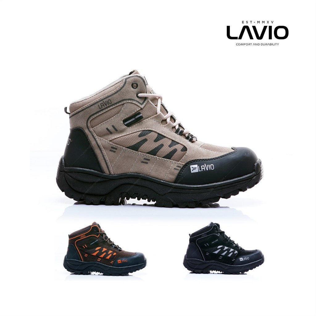 Lavio Axel - Sepatu Pria Safety Ujung besi Original Best Seller Lavio Axel