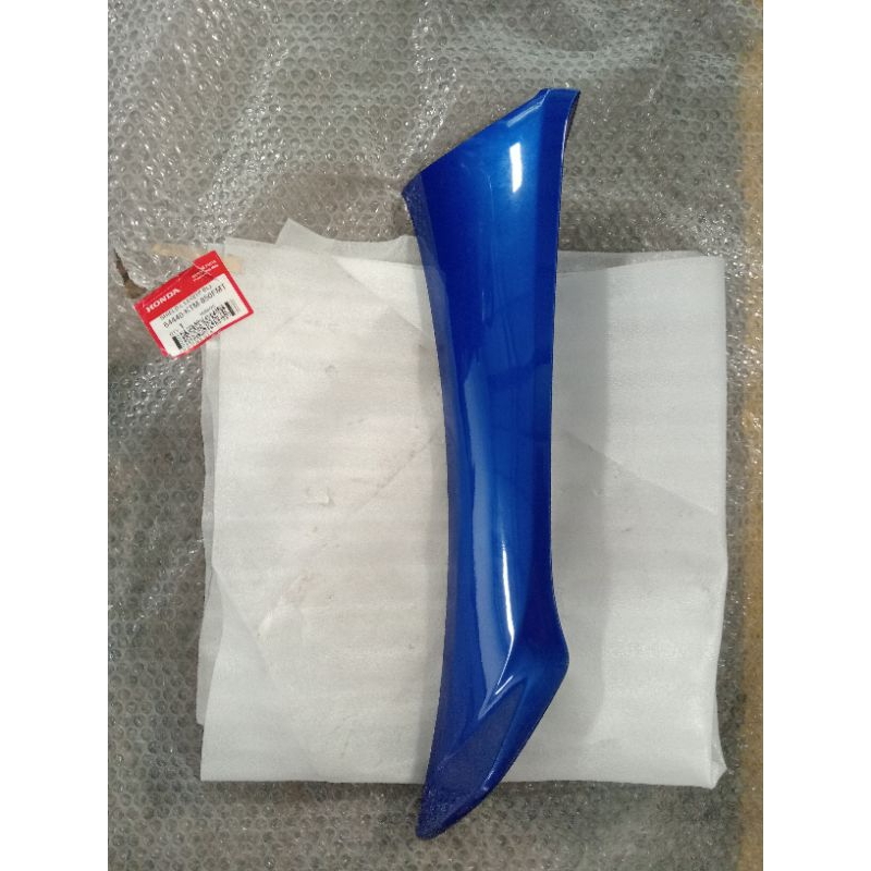 64440-KTM-850FMT cover sayap luar leg shield sebelah kanan biru supra x 125 2005-2006 original ahm