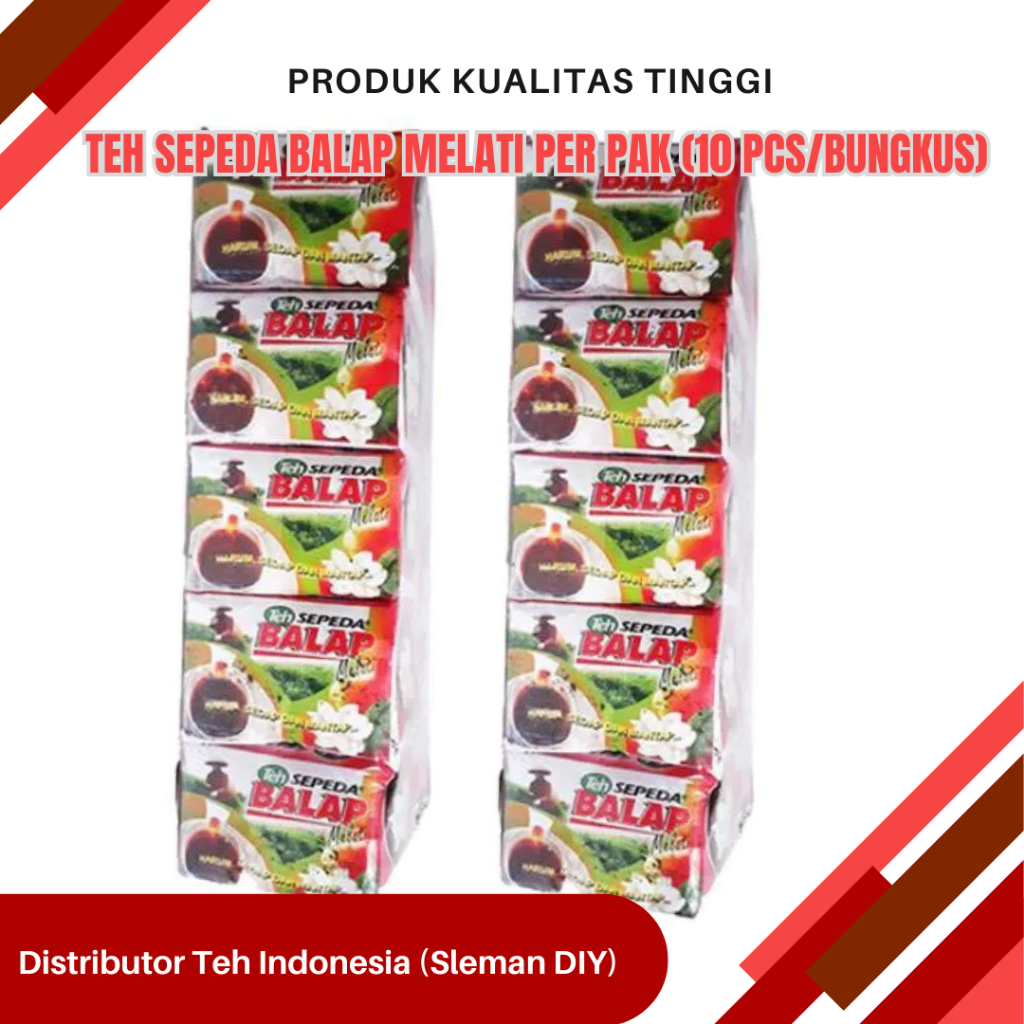 

Teh Sepeda Balap Malati Per Pak (10 Pcs/Bungkus)