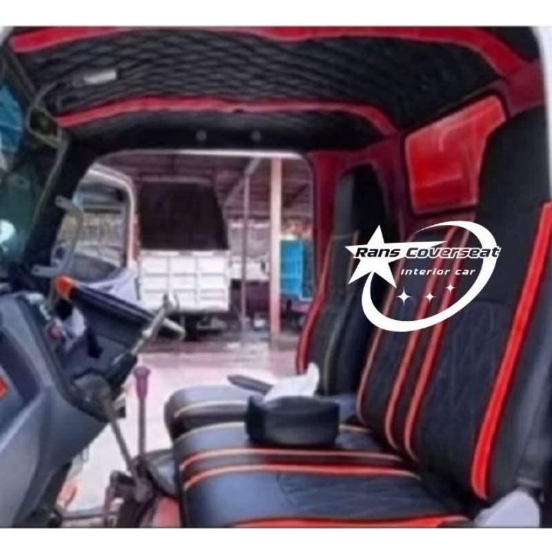 Sarung Jok Pelafon Kabin Full Interior Mobil Truk Canter, Hino, Isuzu, Fuso