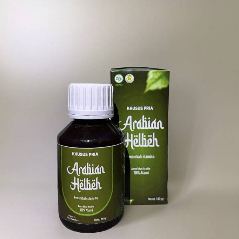 

10 botol jamu ramuan herbal arabian 150gr helbeh penambah stamina pria 100% alami tanpa efek samping