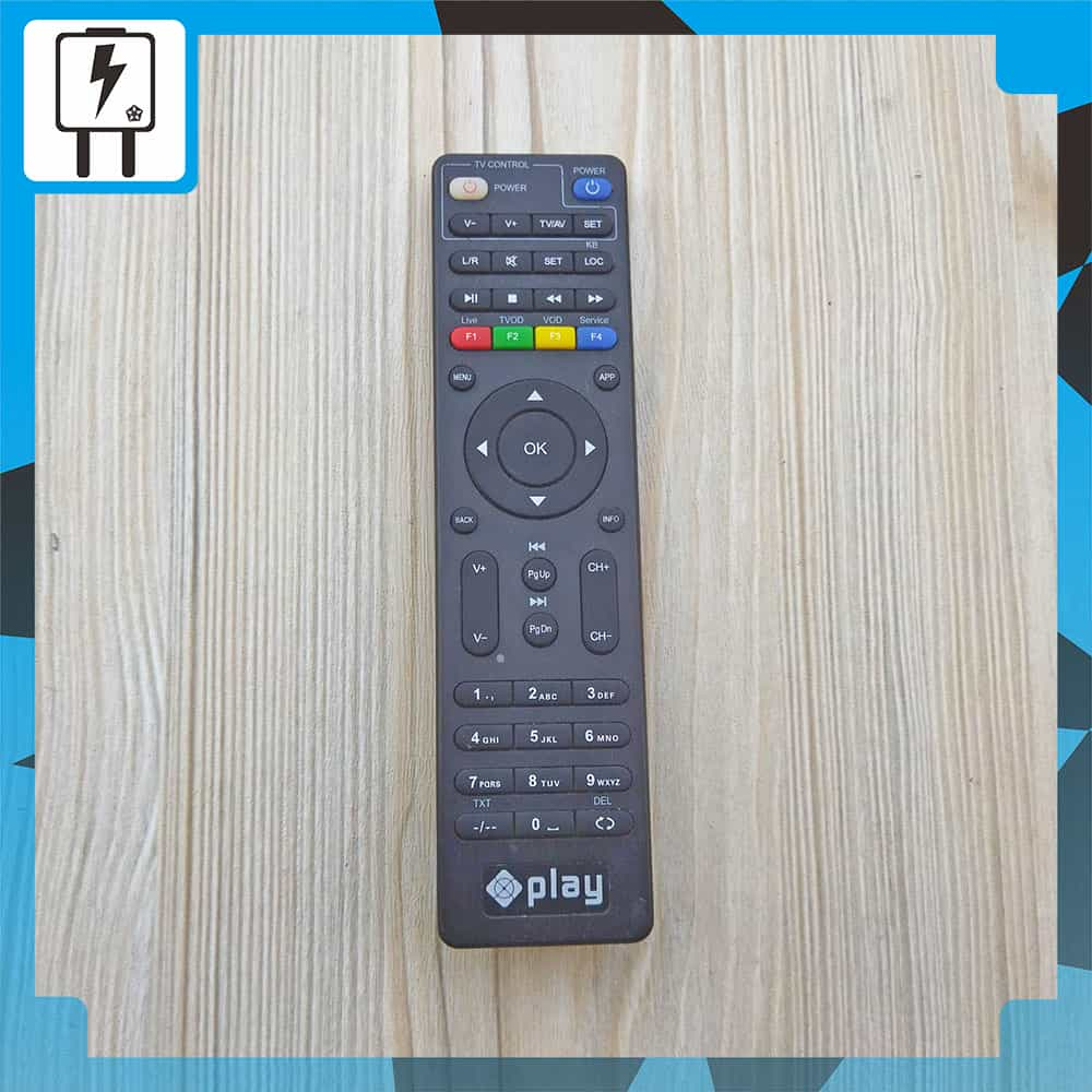 Original Remote MNC PLAY HE2500 Smart TV Box