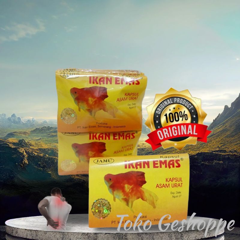 JAMU ASAM URAT CAP IKAN EMAS | ORIGINAL