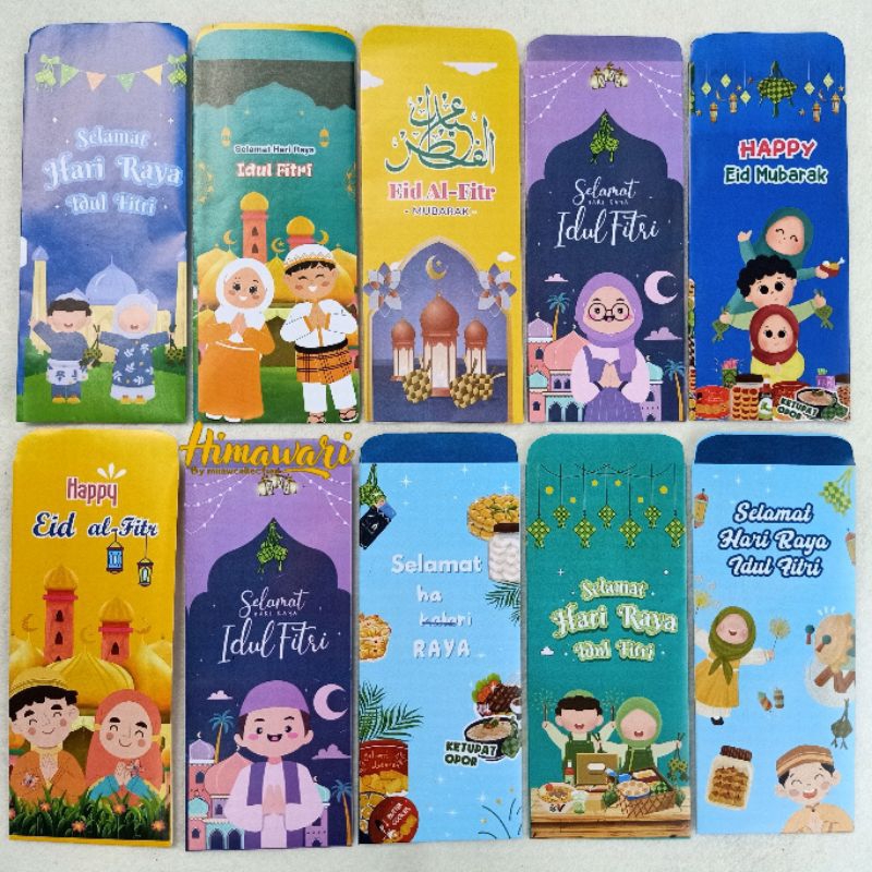 

Amplop / angpao Lebaran aestetik jumbo 10 lembar// Bisa pilih motif