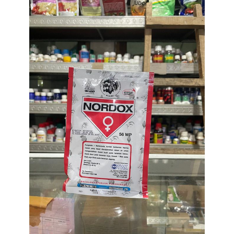 Fungisida Bakterisida NORDOX 56WP 100gram alami