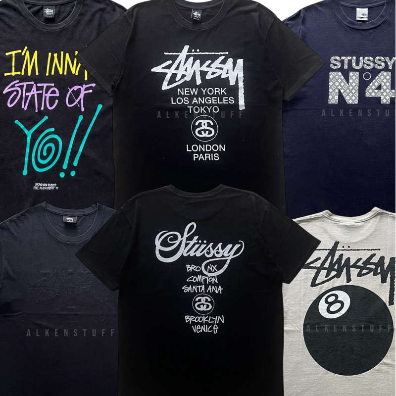 KAOS STUSSY | TSHIRT STUSSY SECOND ORIGINAL