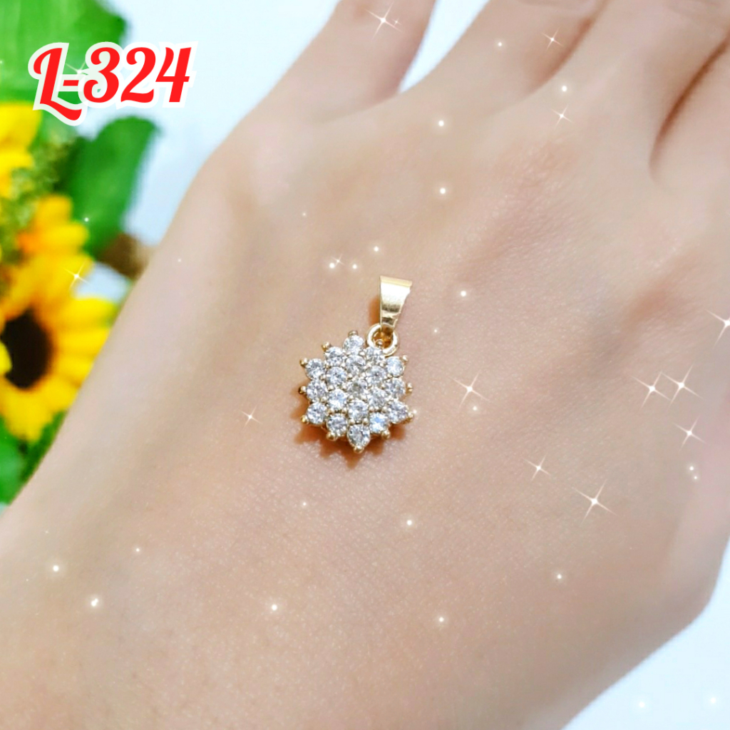 LIONTIN KALUNG MODEL LOVE MOTIF BATU PERMATA /BANDUL KALUNG /L-222