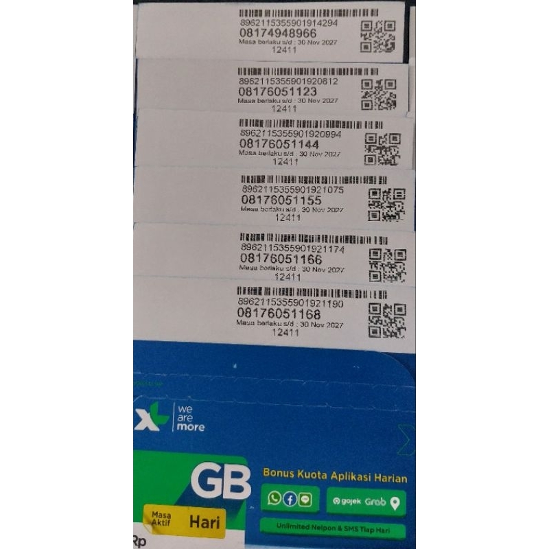 NOMOR CANTIK XL 11 DIGIT