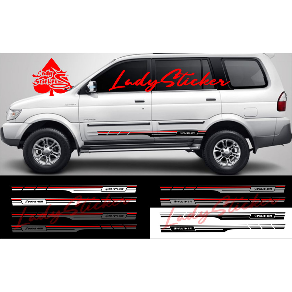 Sticker stiker mobil panther cutting sticker mobil isuzu panther