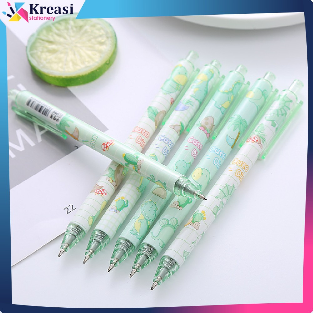 

Pulpen Pelajar Dan Kantor Pena Lucu Motif Dino Imut / Pen Gel Mekanik Motif Cartoon Dinosaur Kreasi Stationery A35