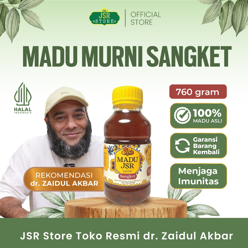 

MADU SANGKET JSR dr Zaidul Akbar 100% Asli & Murni - Madu Sehat JSR