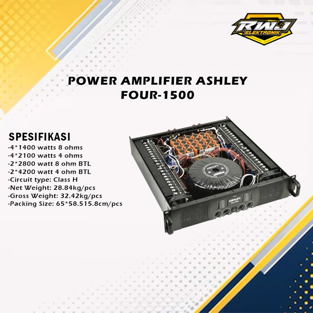 RWR Elektronik Power Ashley Four-1500