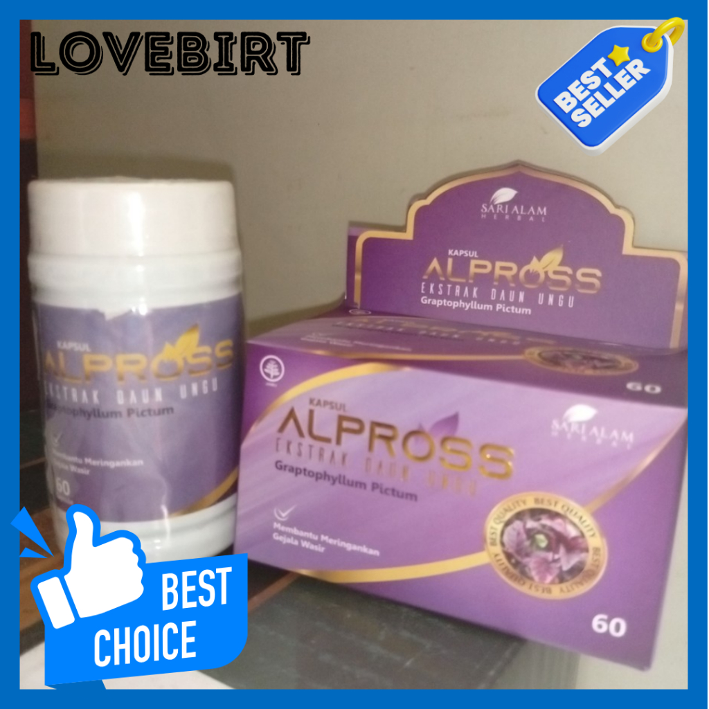 OBAT HERBAL DAUN UNGU ALPROSS OBAT UNTUK WASIR AMBEIEN