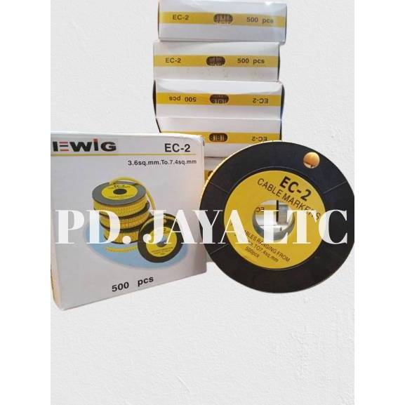 

Ewig Cable Markers 3.6SQ - 7.4SQ 500Pcs EC-2