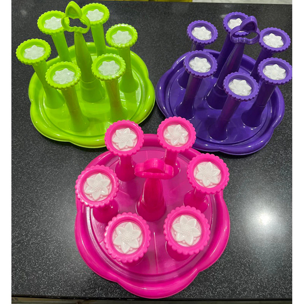 Tatakan Gelas Plastik / Tatakan 6 Gelas / Stand Glass 8 Gelas