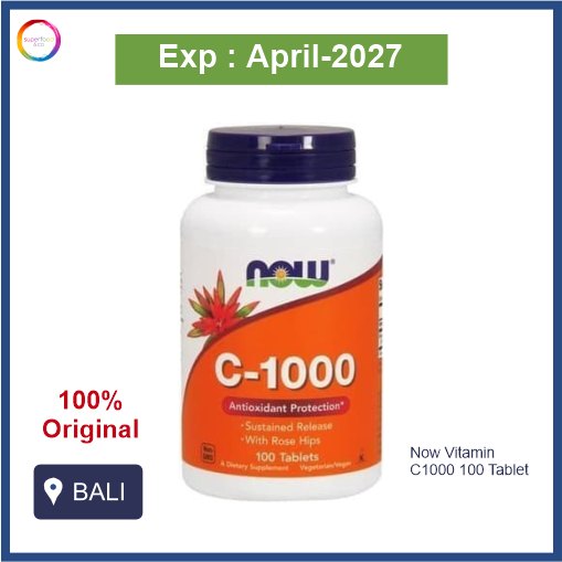 Now Vitamin C1000 100 Tablets