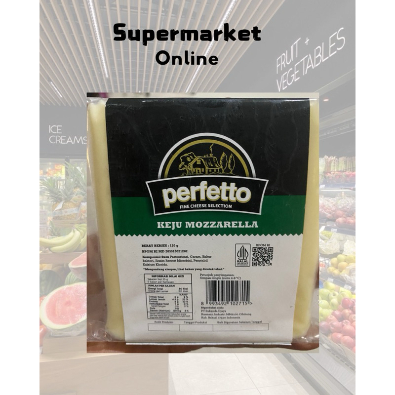 

Perfetto keju mozarela 120 gram