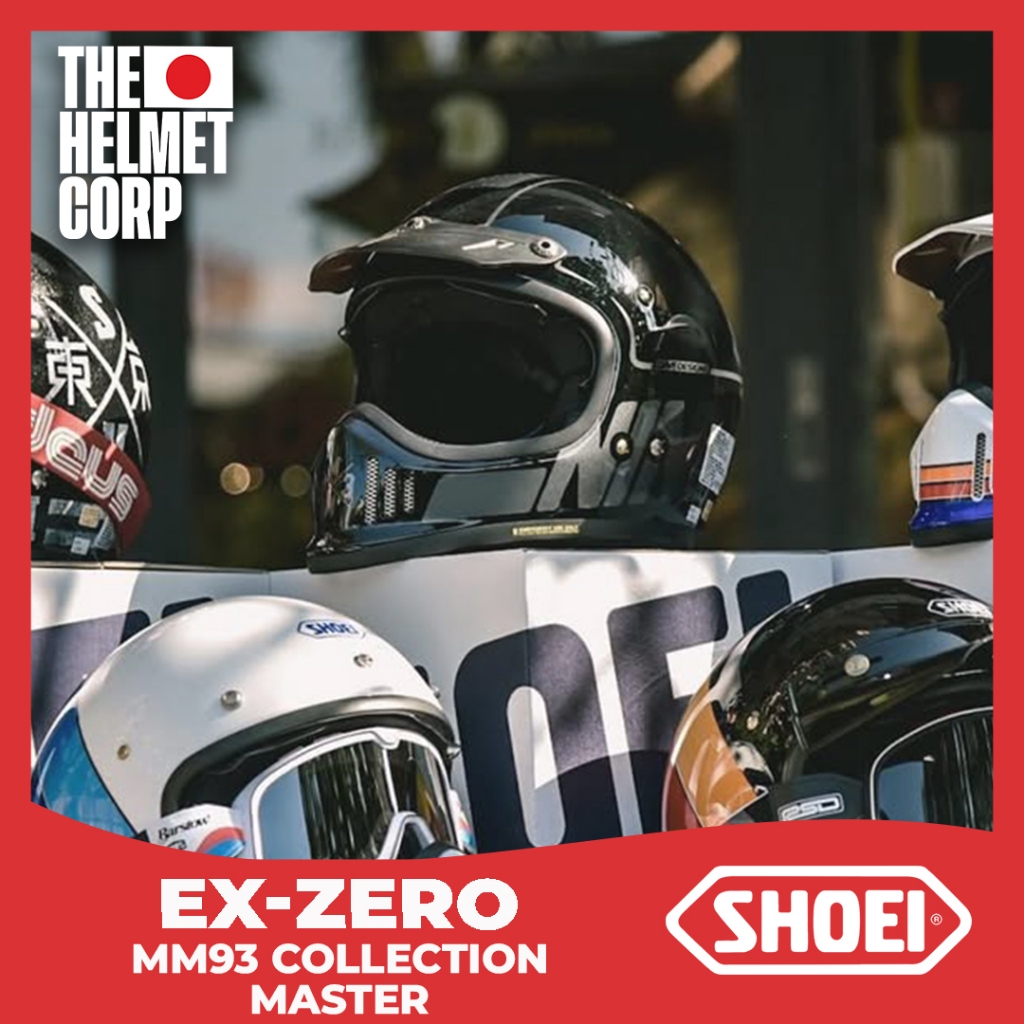 SHOEI EX ZERO MM93 COLLECTION MASTER ORIGINAL VINTAGE FULL FACE HELMET CLASSIC