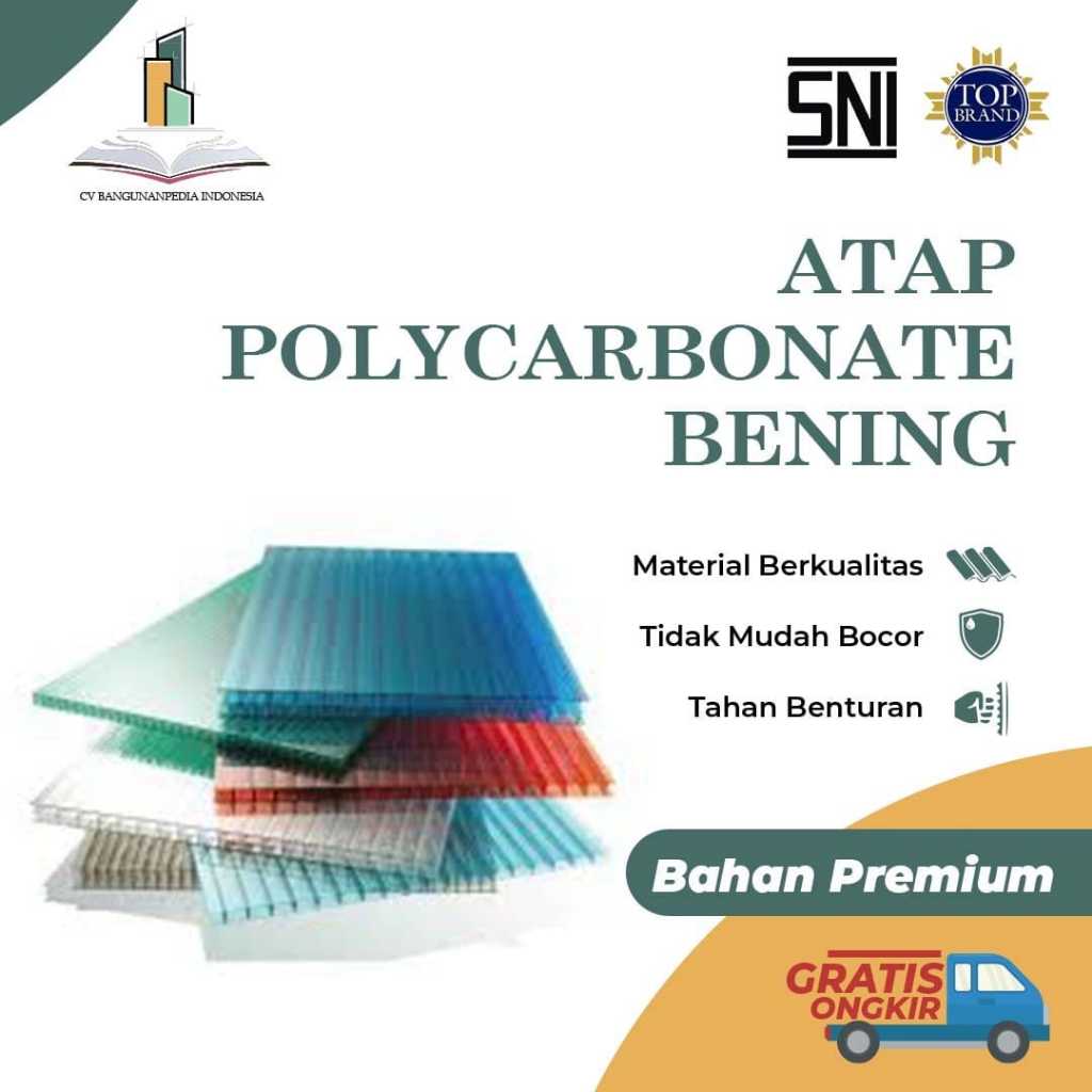 ATAP POLYCARBONATE BENING 4MM/5MM TERMURAH MEDAN