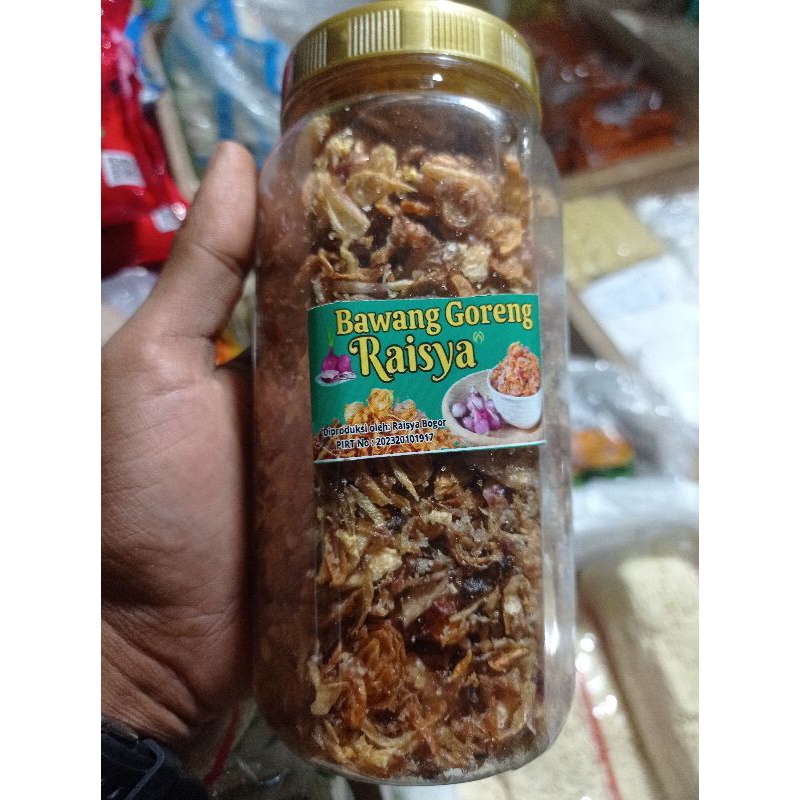 

Bawang goreng asli 1 toples