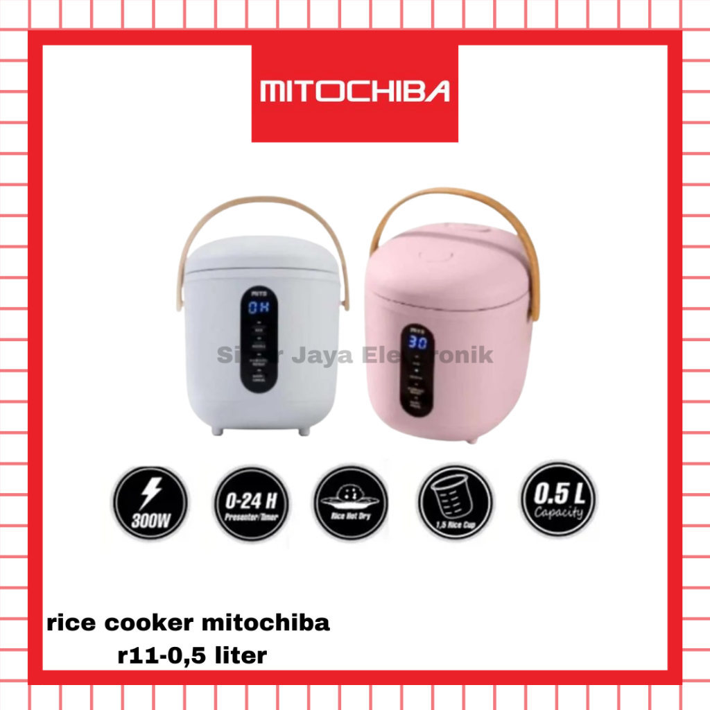 RICE COOKER MINI DIGITAL MITHOCIBA R11 0,5 LITER