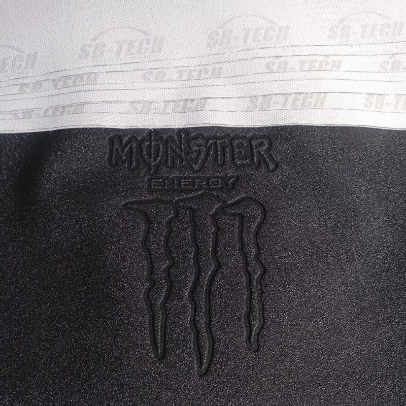 kain jok amplas monster energy, original sb-tech kulit pasir jok motor roadrace, sarung jok motor Ra