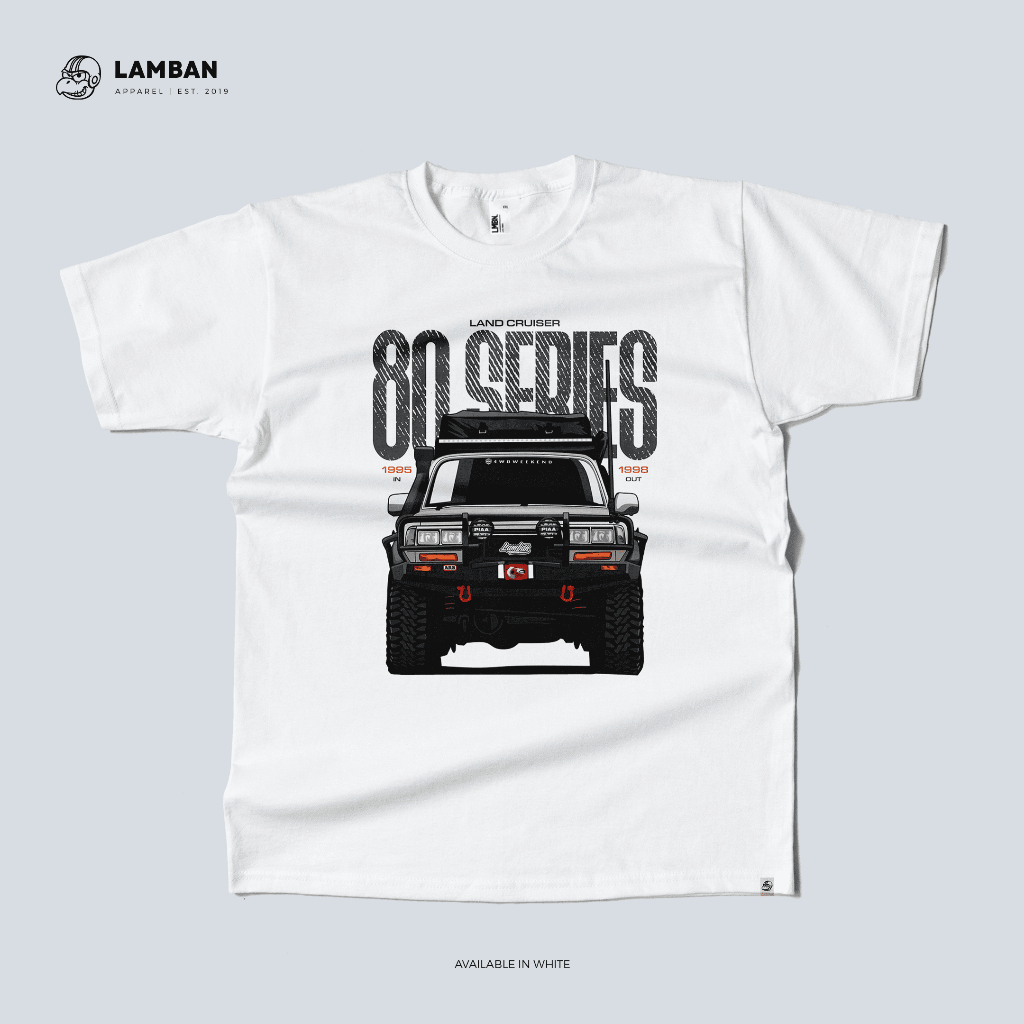 LAMBAN T-Shirt Land Cruiser 80s Regular Fit Offroad