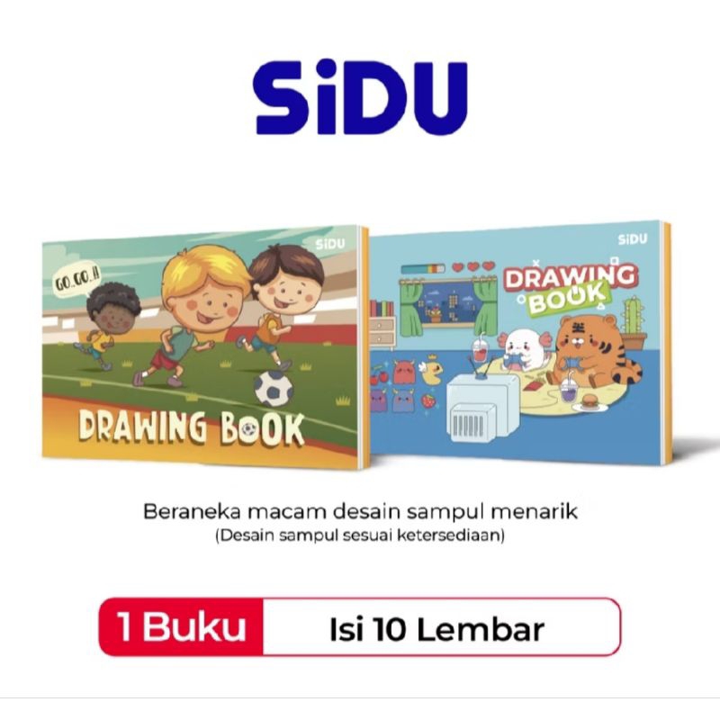 

DRAWING BOOK/BUKU GAMBAR SINAR DUNIA(SIDU) A4 / SIDU A3