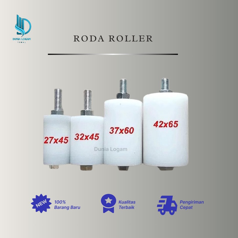 Roda Roller nylon | Roda Pagar stainless | Aksesoris Pagar