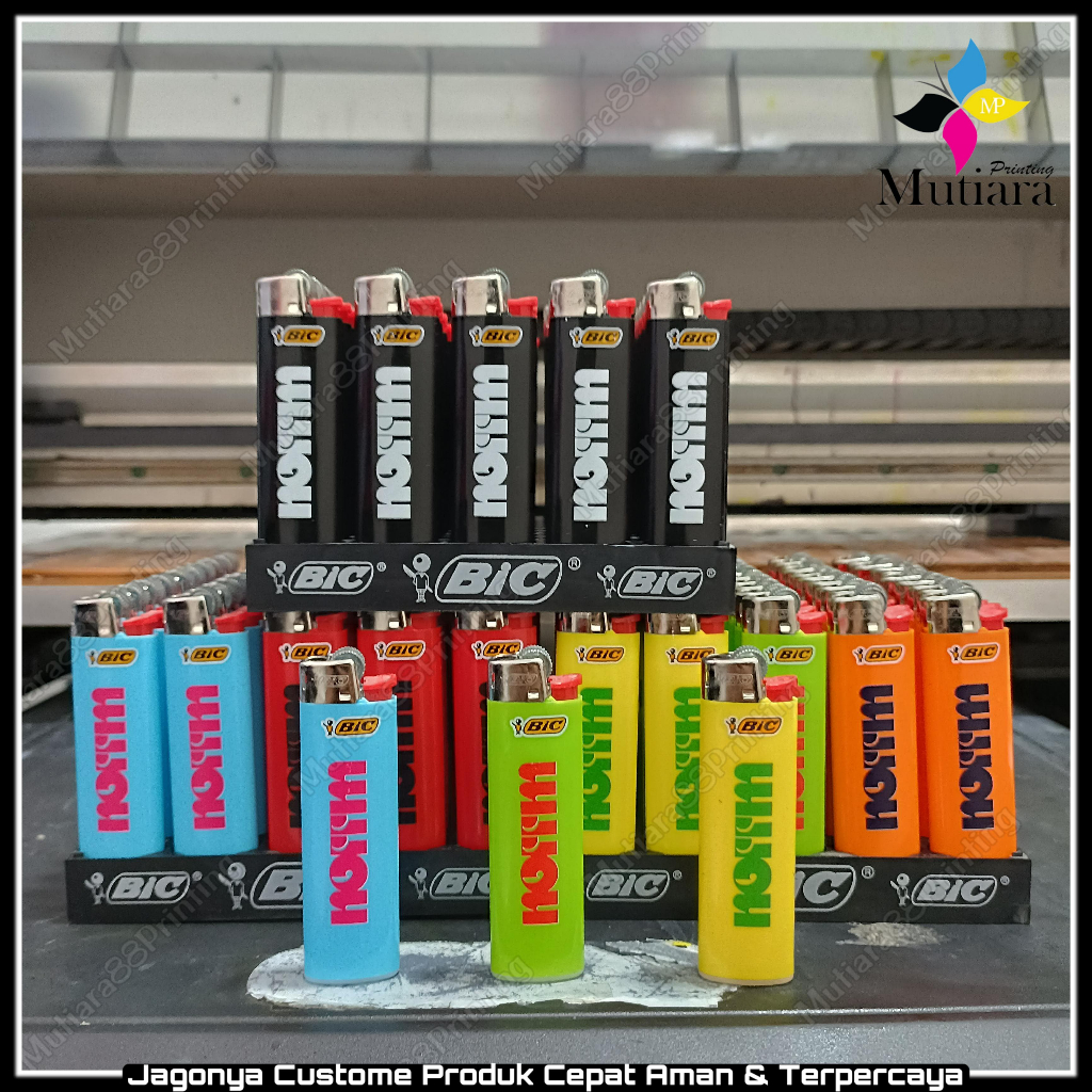 [KOREK API CUSTOM] Korek Bic Custome / Souvenir Korek / Cetak Logo Korek Api Custum / Print Uv