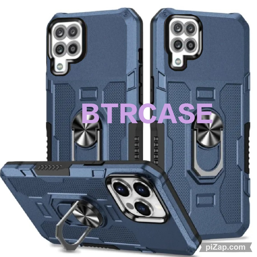 CASE HP UNTUK SAMSUNG A12 SAMSUNG M12 CASING RING HIT STANDING BACK KLIP
