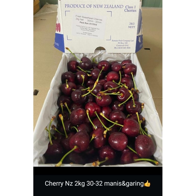 

Buah Cherry Ceri inport NZ newzeland per 1 dus 2kg buah