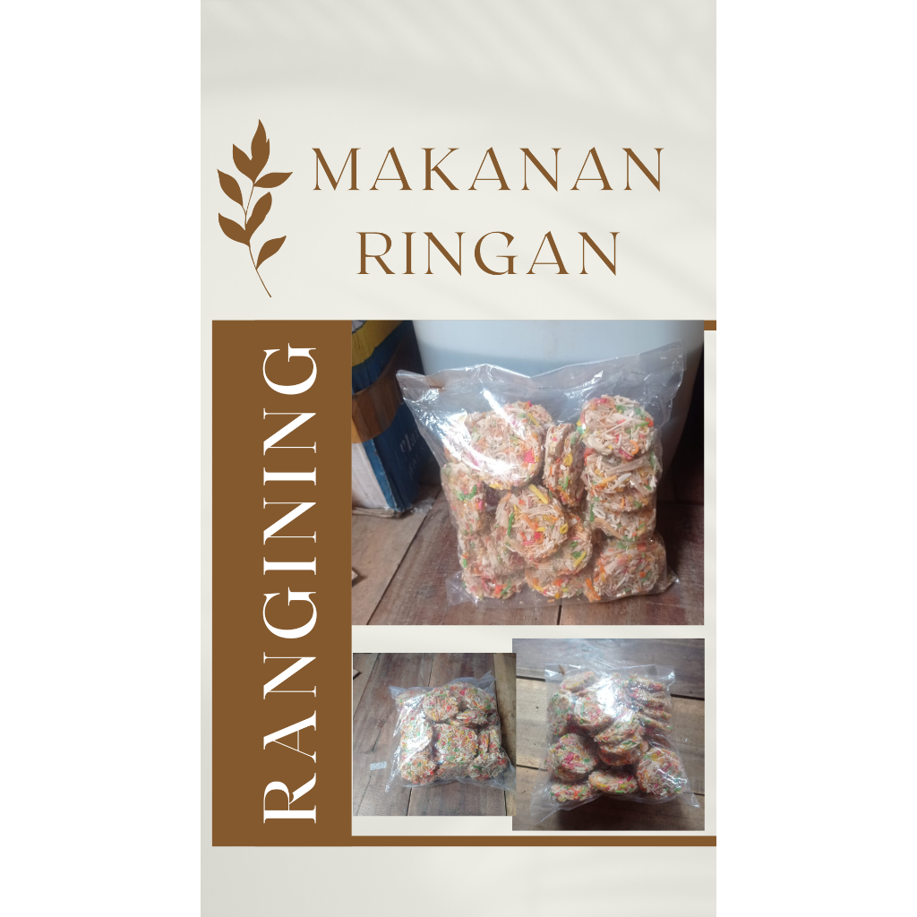 

Rangining bulat bisa cod 100% halal rangining mentah beras asli khas indonesia super enak