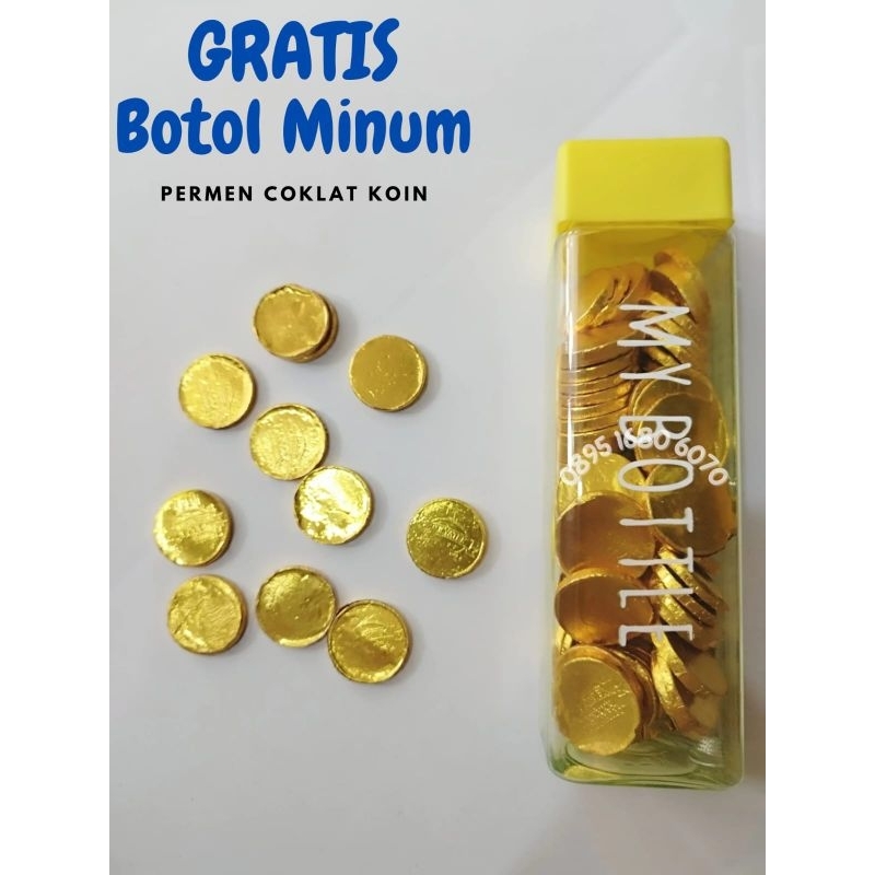 

PERMEN COKLAT KOIN - GRATIS BOTOL MINUM
