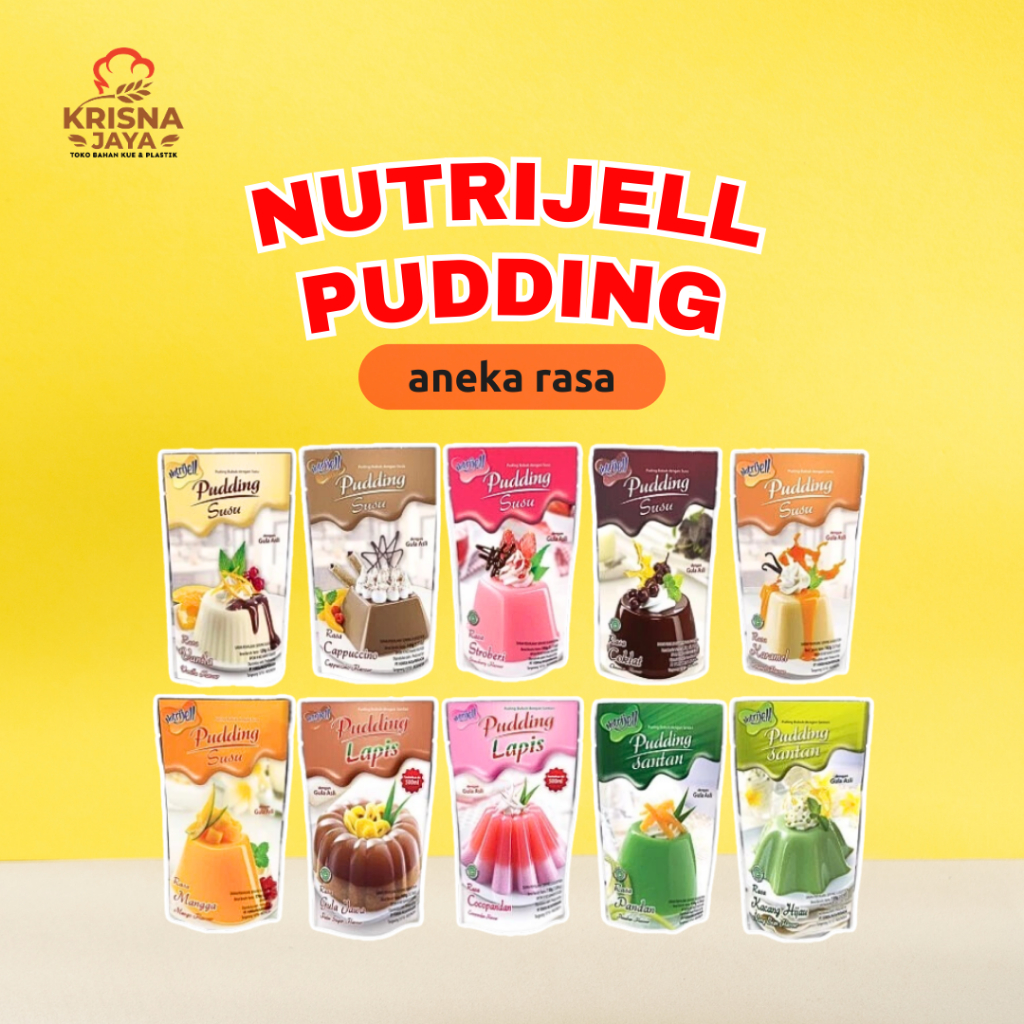 

Nutrijell Pudding Susu / Lapis / Pandan