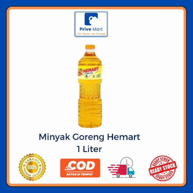 

Minyak Goreng Hemart 1Liter Prive Mart