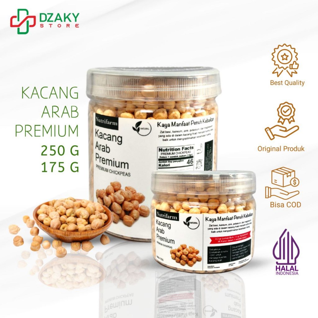 

Kacang Arab Original Premium 175gr & 250gr