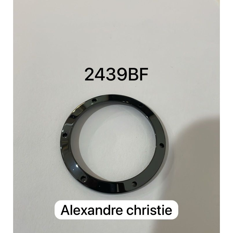 Ring jam tangan Alexandre Christie 2439 Bf hitam