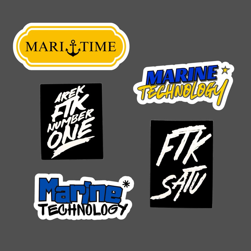 

Stiker Fakultas Teknologi Kelautan (5 pcs)