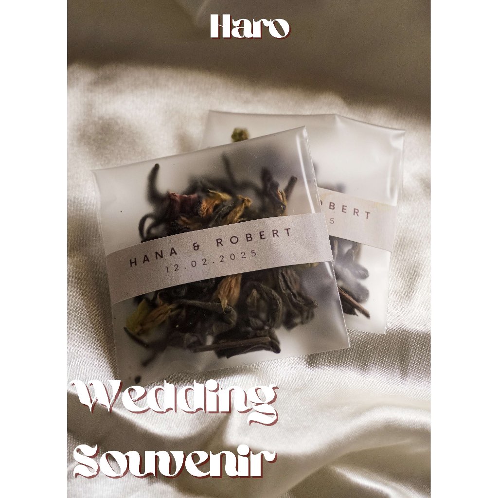 

(MINIMAL 5 PCS) SAMPLE PACK TEA TISANE HERBS TEA BLEND TEH BUNGA - HAMPERS SEHAT - SOUVENIR TEH - WEDDING SOUVENIR - SOUVENIR MURAH