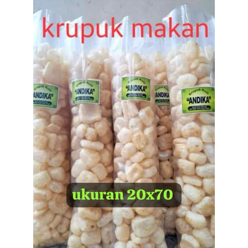 

kerupuk/rambak kulit sapi asli 250gr/100gr asin gurih 100% halal