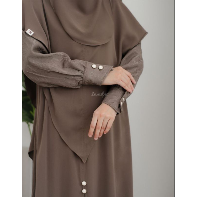 [READY] JAMILA RAYA COUPLE SERIES BY ZANUBA/ GAMIS ABAYA MOTIF SYARI/ GAMIS KEKINIAN/ GAMIS KEREN/ G