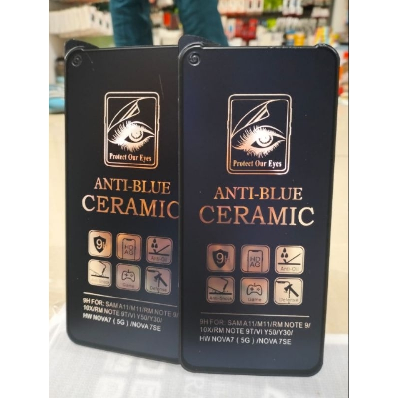 tg Tempered glass Xiaomi Redmi Note 9 Note 9t Matte Ceramic Anti Blue