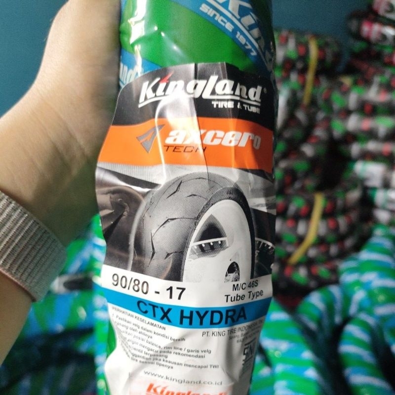 (ban donat VIRAL) KINGLAND 90/80 , 80/80 ring 17 (CTX HYDRA)