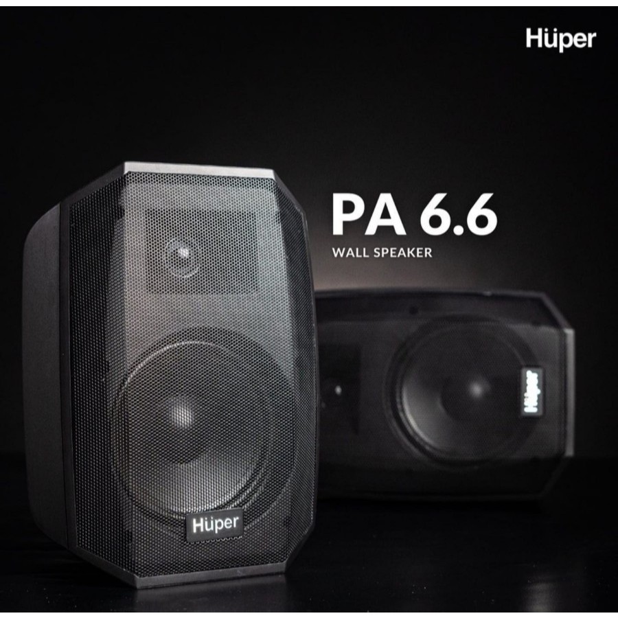 Speaker Pasif 6.5 Inch Huper PA 6.6 Wall Audio Pa 66 Pa66 gantung 2 BOX ORIGINAL