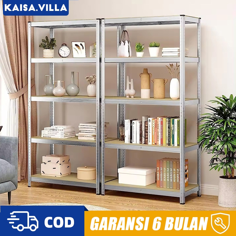 Rak Besi Siku Serbaguna Rak Besi Susun Rak Gudang Rak 4-6 Susun