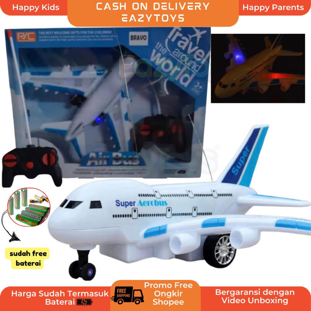 Pesawat RC Pesawat Remote Control RC Pesawat Terbang Model Air Bus