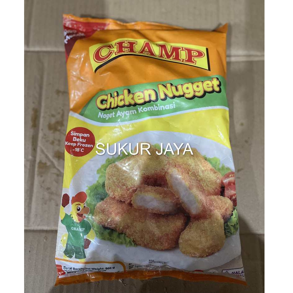 

CHAMP NUGGET AYAM FROZEN 900gr