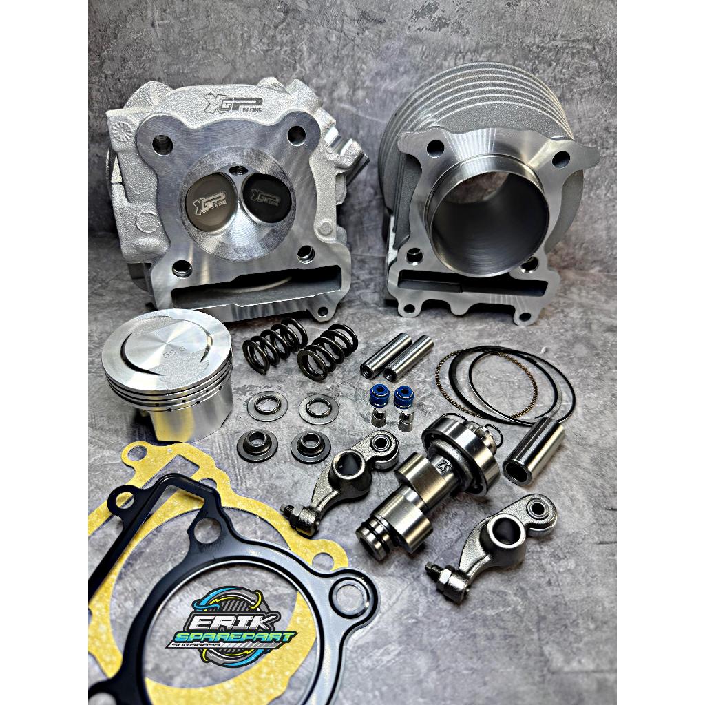 PAKET BORE UP MIO BLOK KOP MIO SPORTY SMILE 5TL KLEP 28 24 / 30 26 SET NOKEN AS RACING